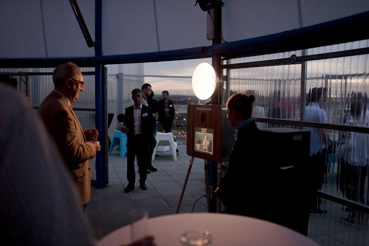 Borne selfie soirée d'entreprise en Normandie à Caen