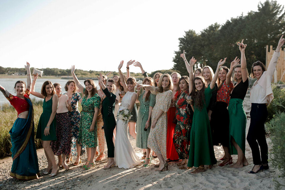 Un mariage les pieds dans l'eau en Bretagne