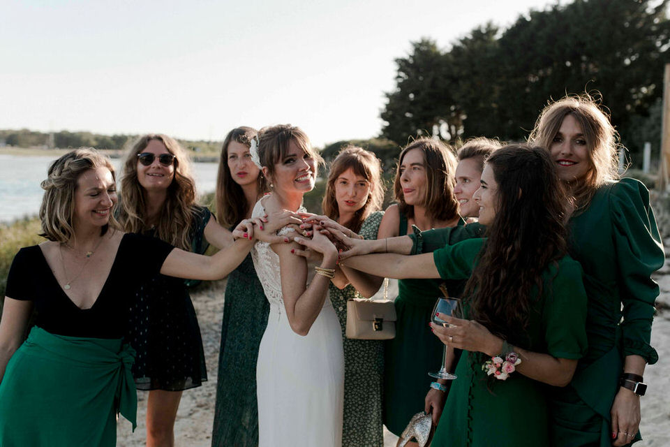 Un mariage les pieds dans l'eau en Bretagne