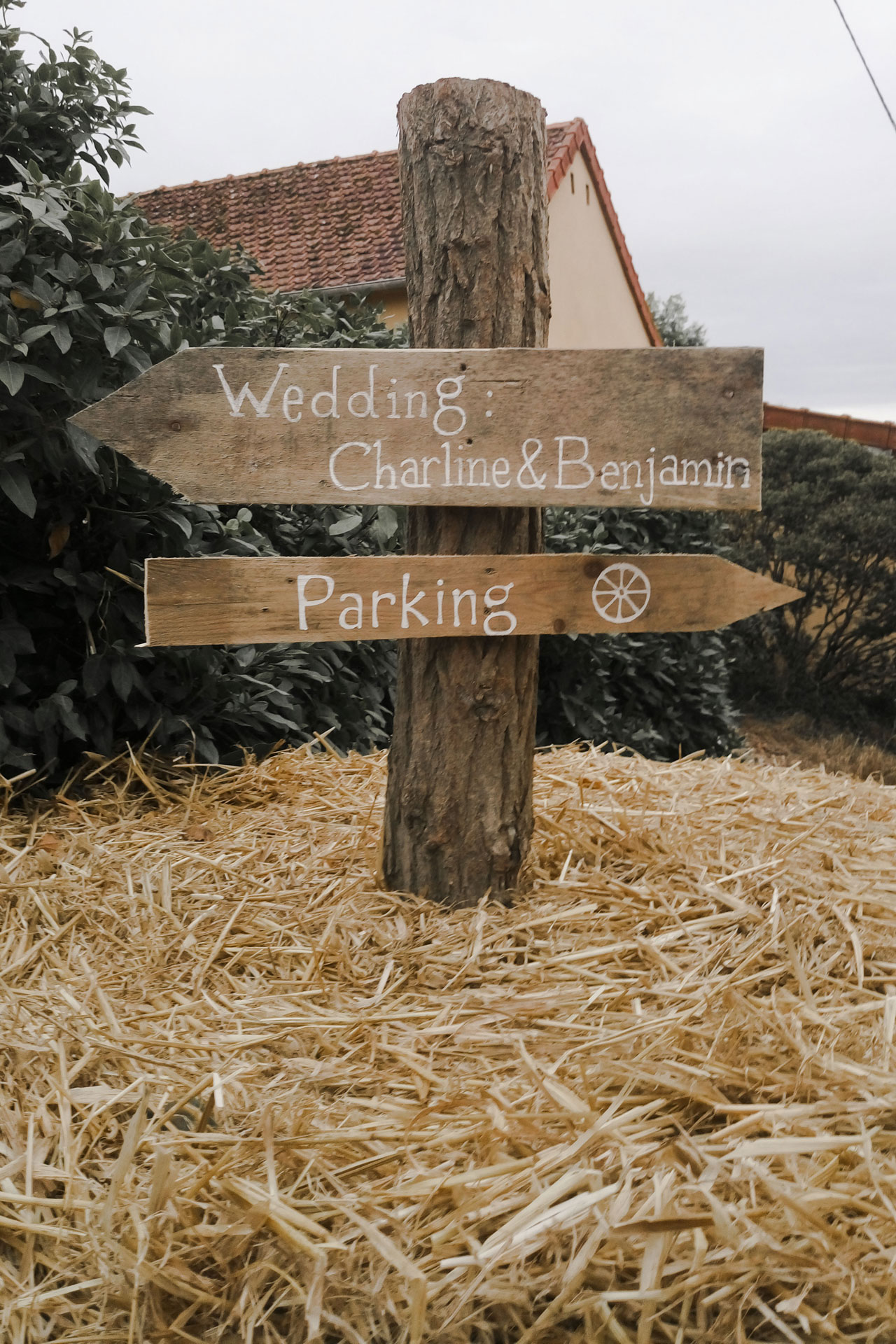 Borne photo mariage champêtre