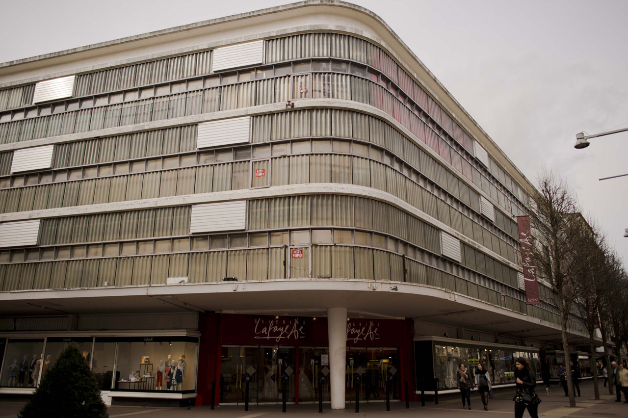 Une photobox aux Geleries Lafayette à Caen en Normandie