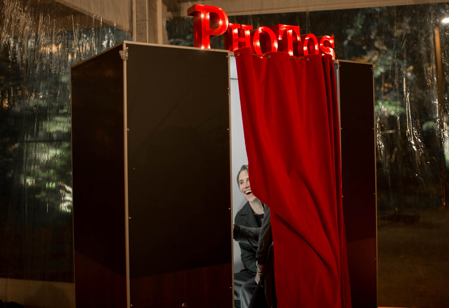 Cabine photo au festival Nördik Impakt