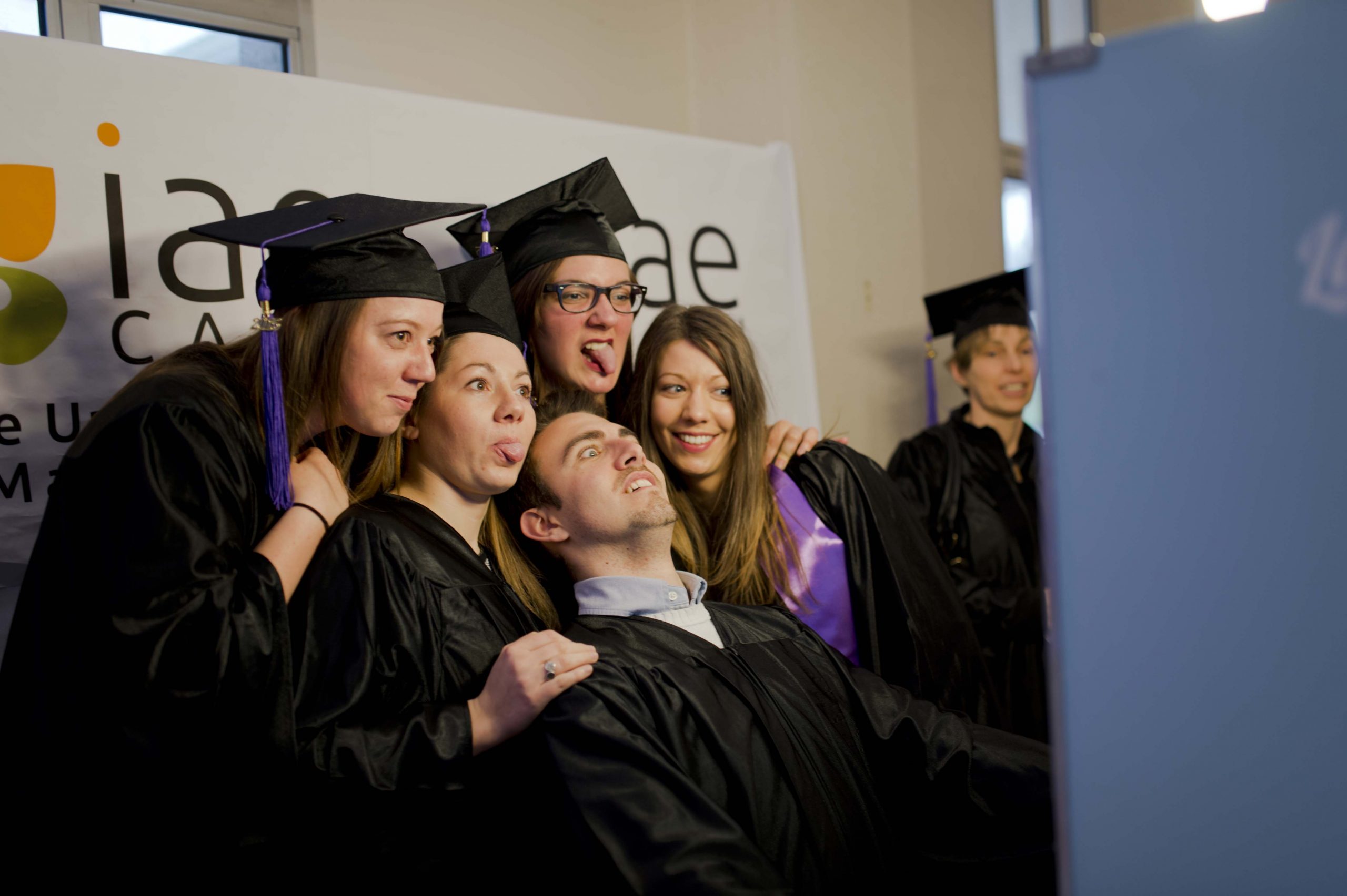 Photomaton à la remise des diplômes