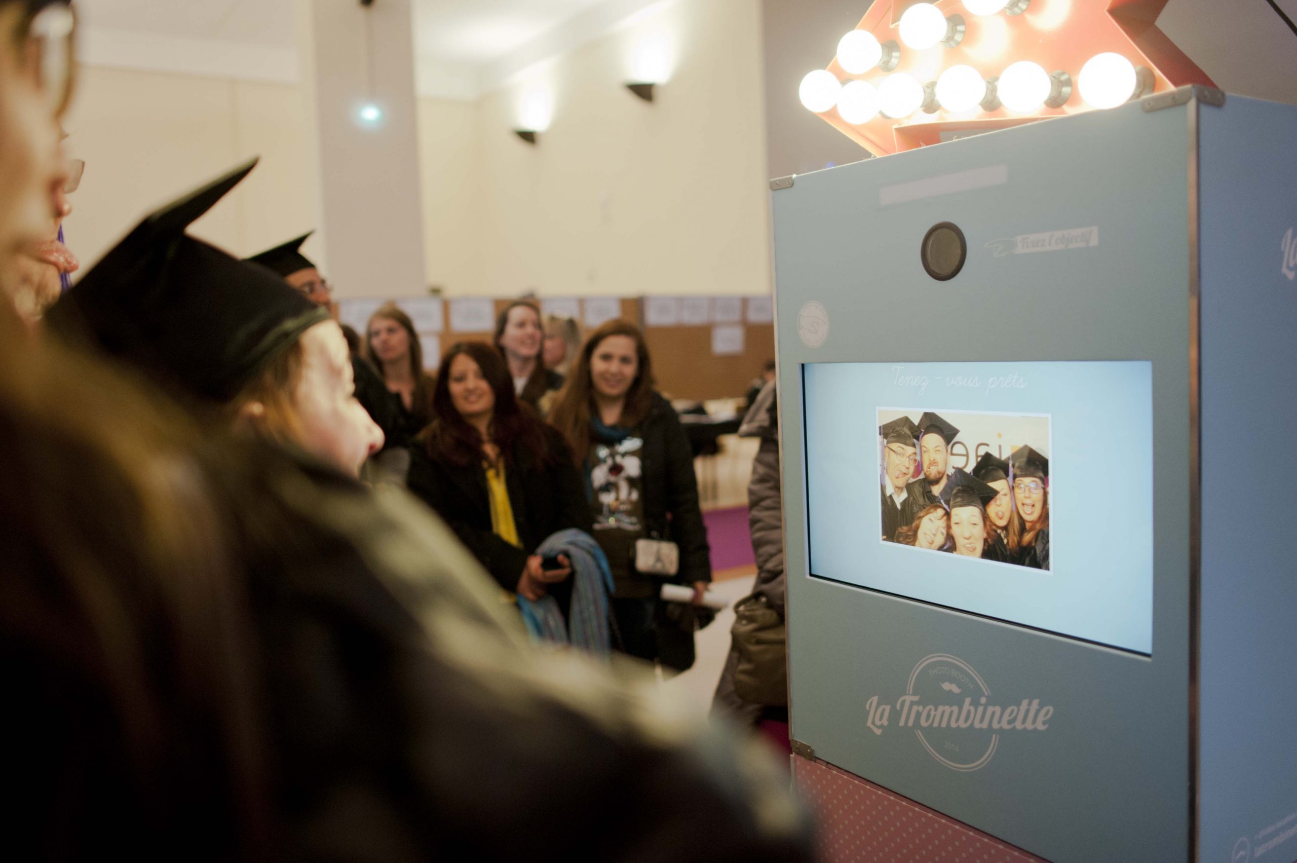 Photomaton à la remise des diplômes