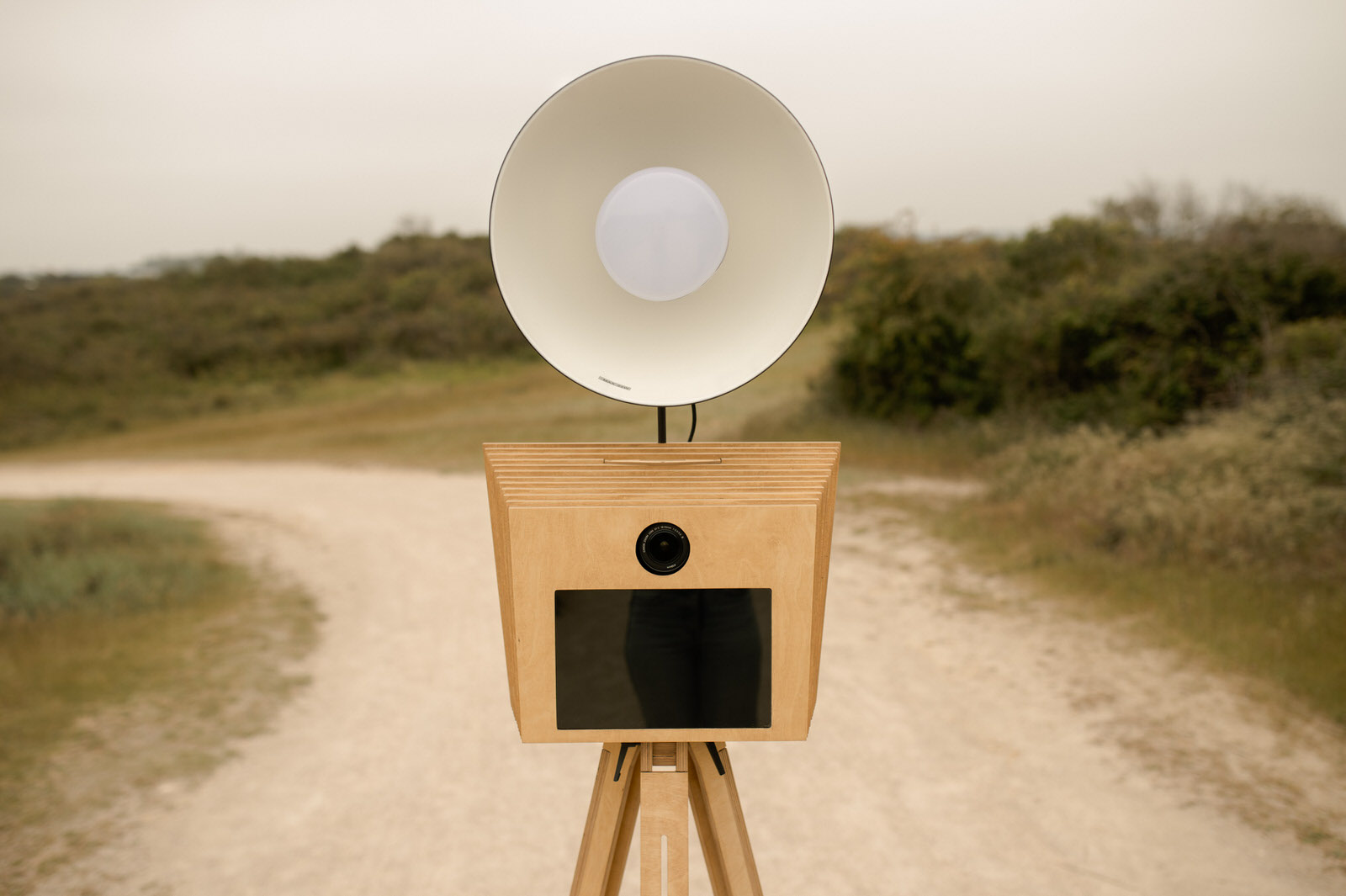 Hello box, modèle photobooth en bois