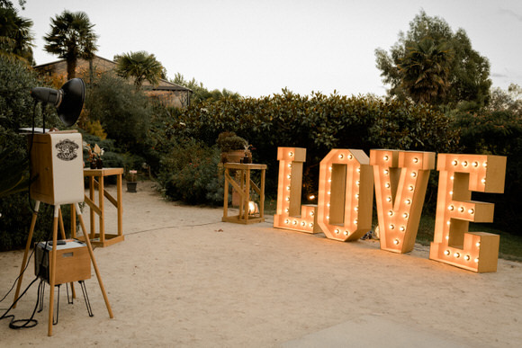 Décor pour photobooth